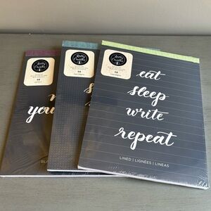 Kelly Creates American Craft Lettering Art Paper Pads Set- Dot, Line, Blank NEW